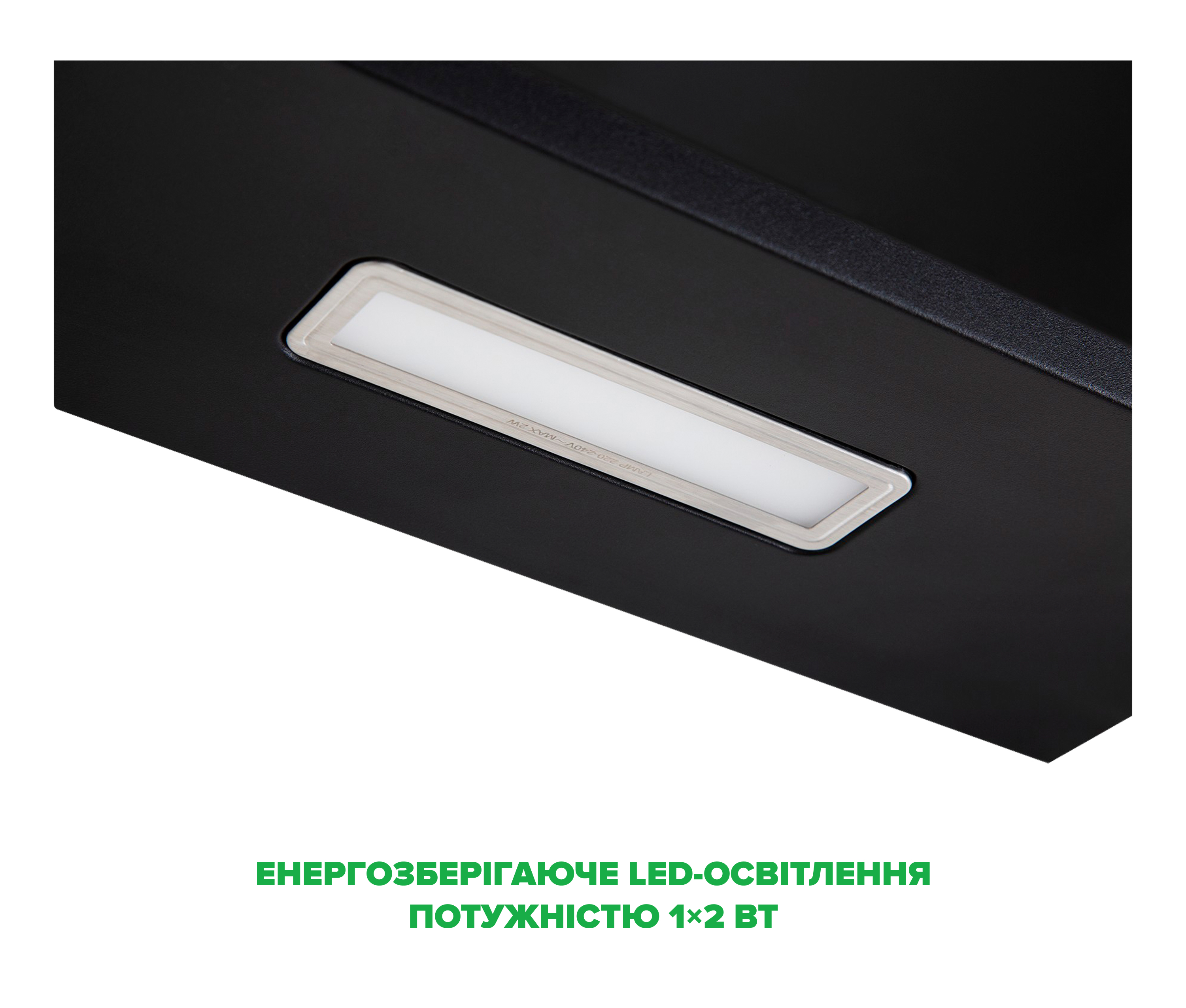 Витяжка Interline TEFFI BL A/60/GL/PB - 5