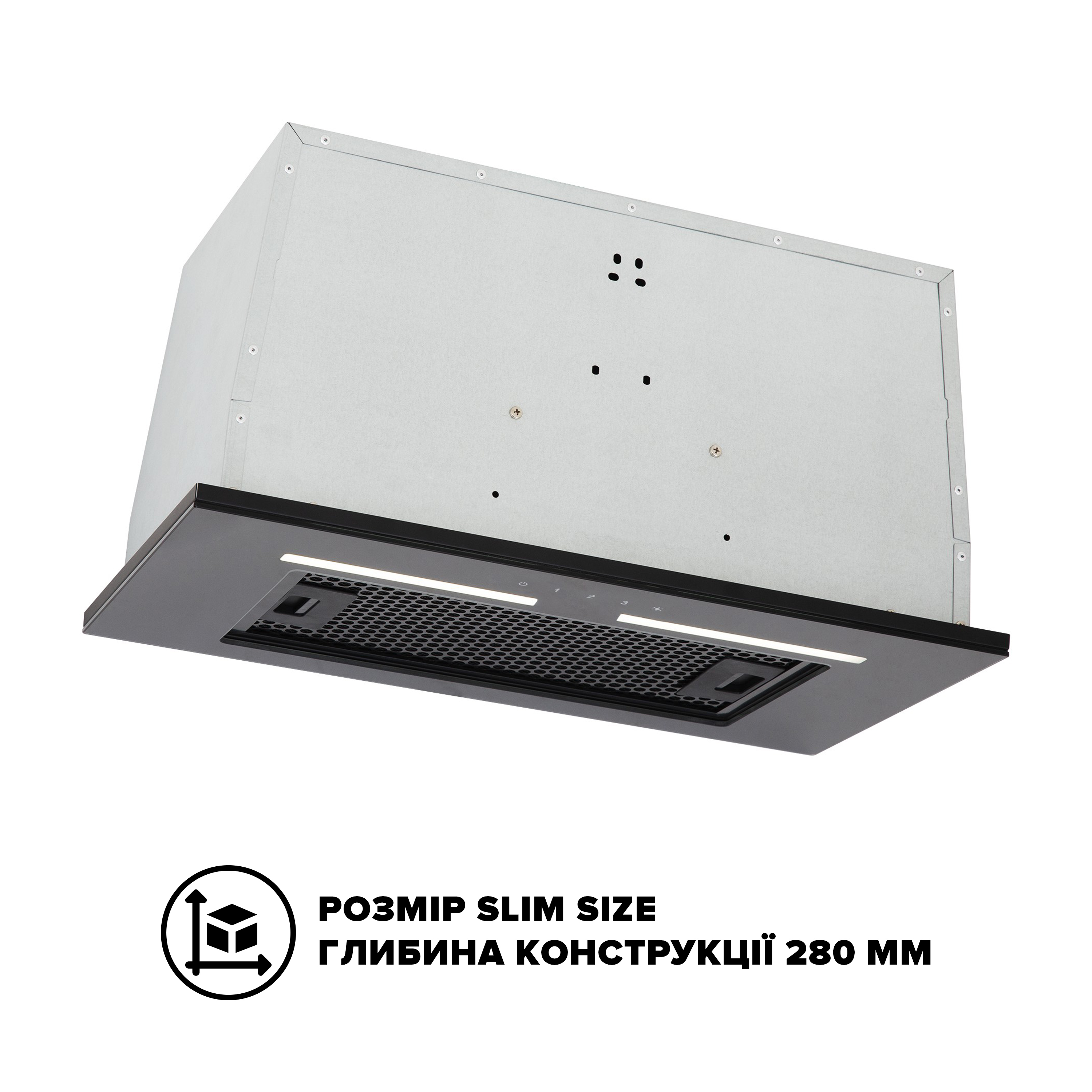 Витяжка Interline SWAY BL A/60 GL/S