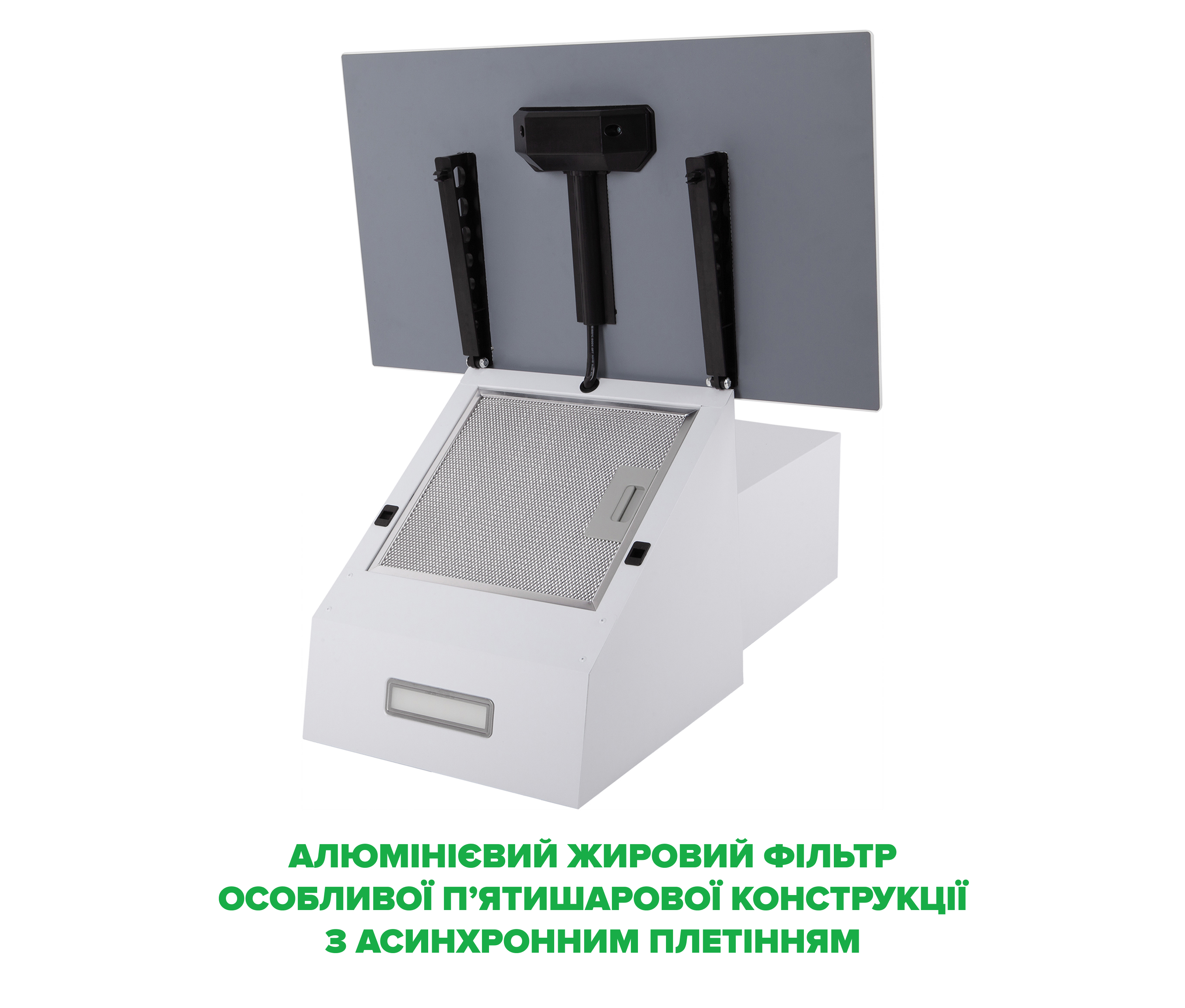 Витяжка Interline TEFFI WH A/60/GL/PB - 6