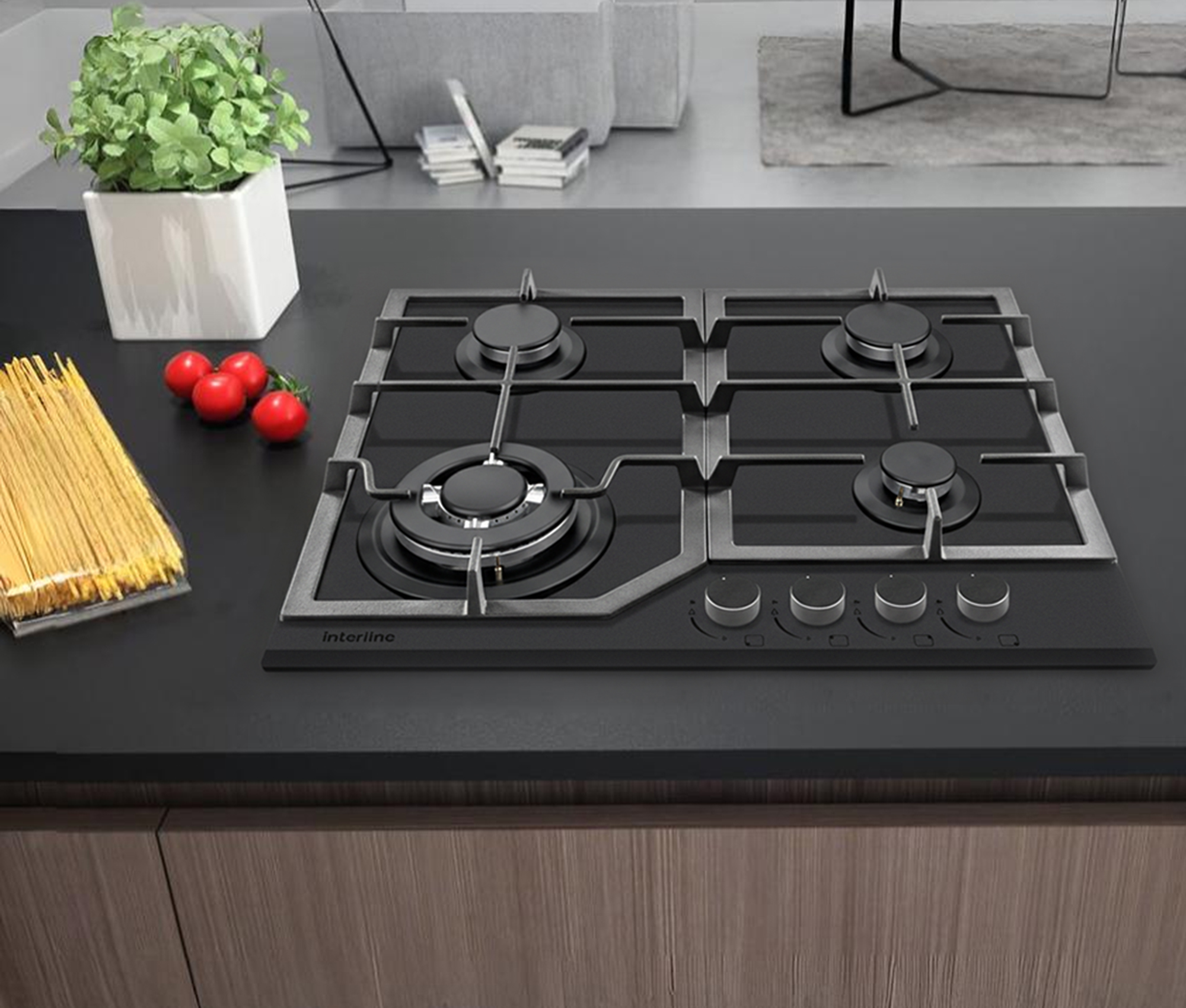 Варильна поверхня Interline HGG 760 FGT BA Nano Matte - 5