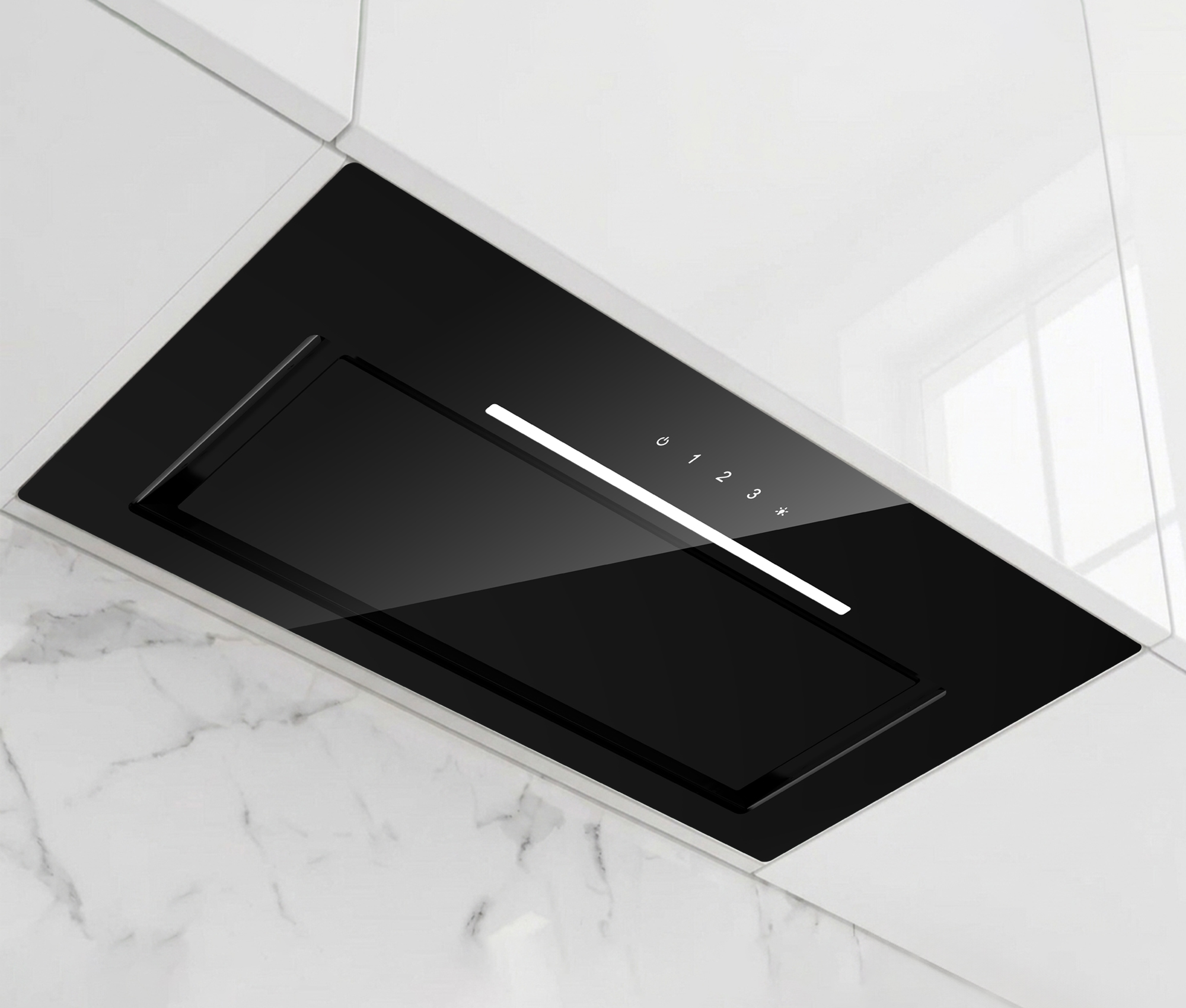Витяжка Interline LINE ULTRA BL A/60 GL/S - 3