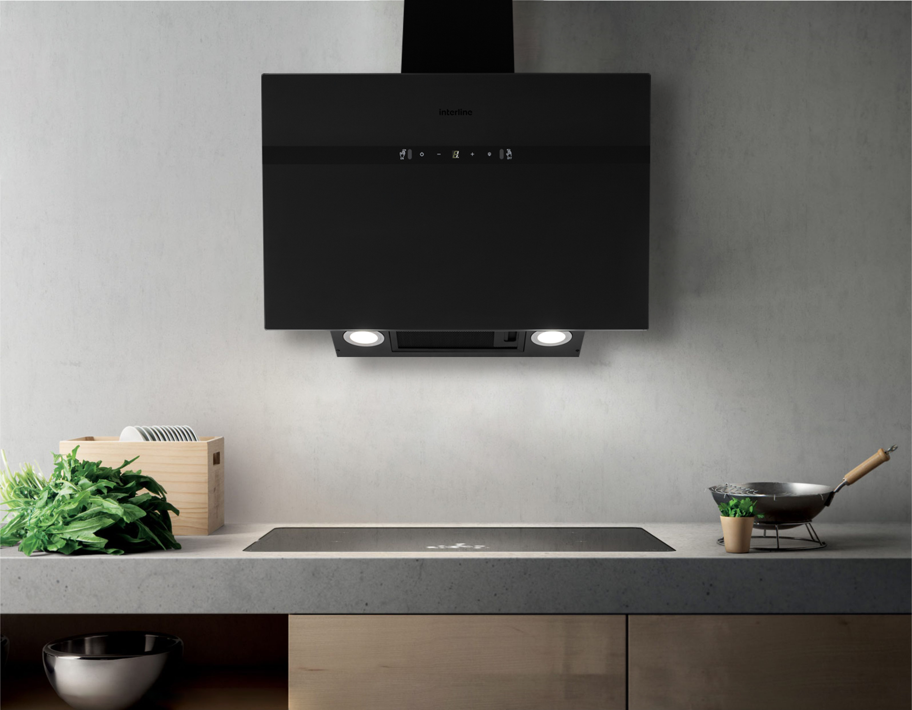 Витяжка Interline STREAM BL A/60/GL/M INV Nano Matte - 4