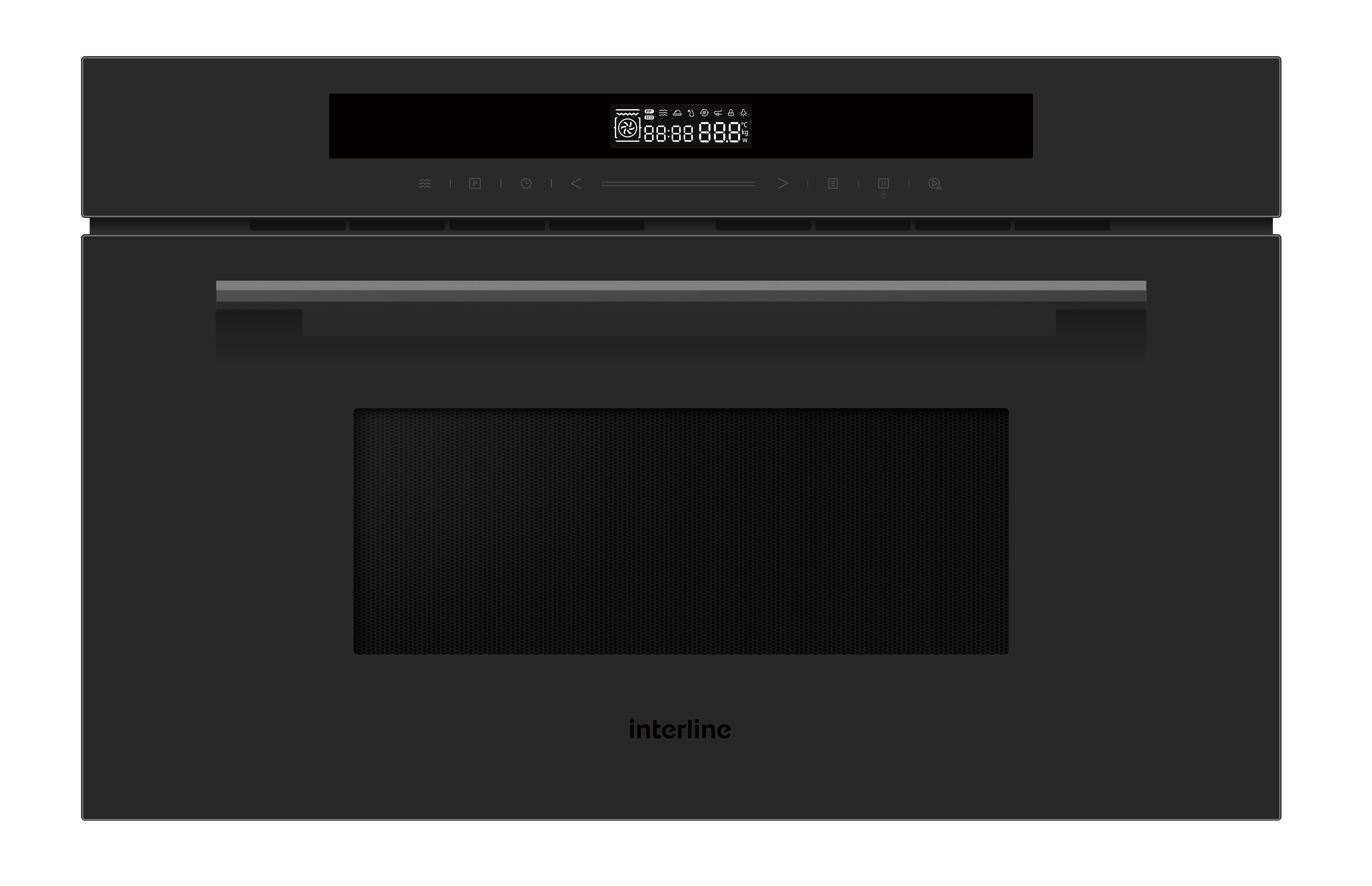 Мікрохвильова піч Interline MWG 934 SSG BA Pure Black 