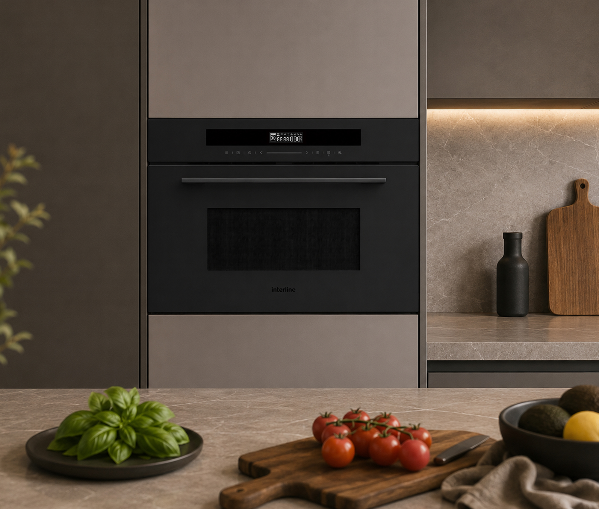 Мікрохвильова піч Interline MWG 934 SSG BA Pure Black - 4