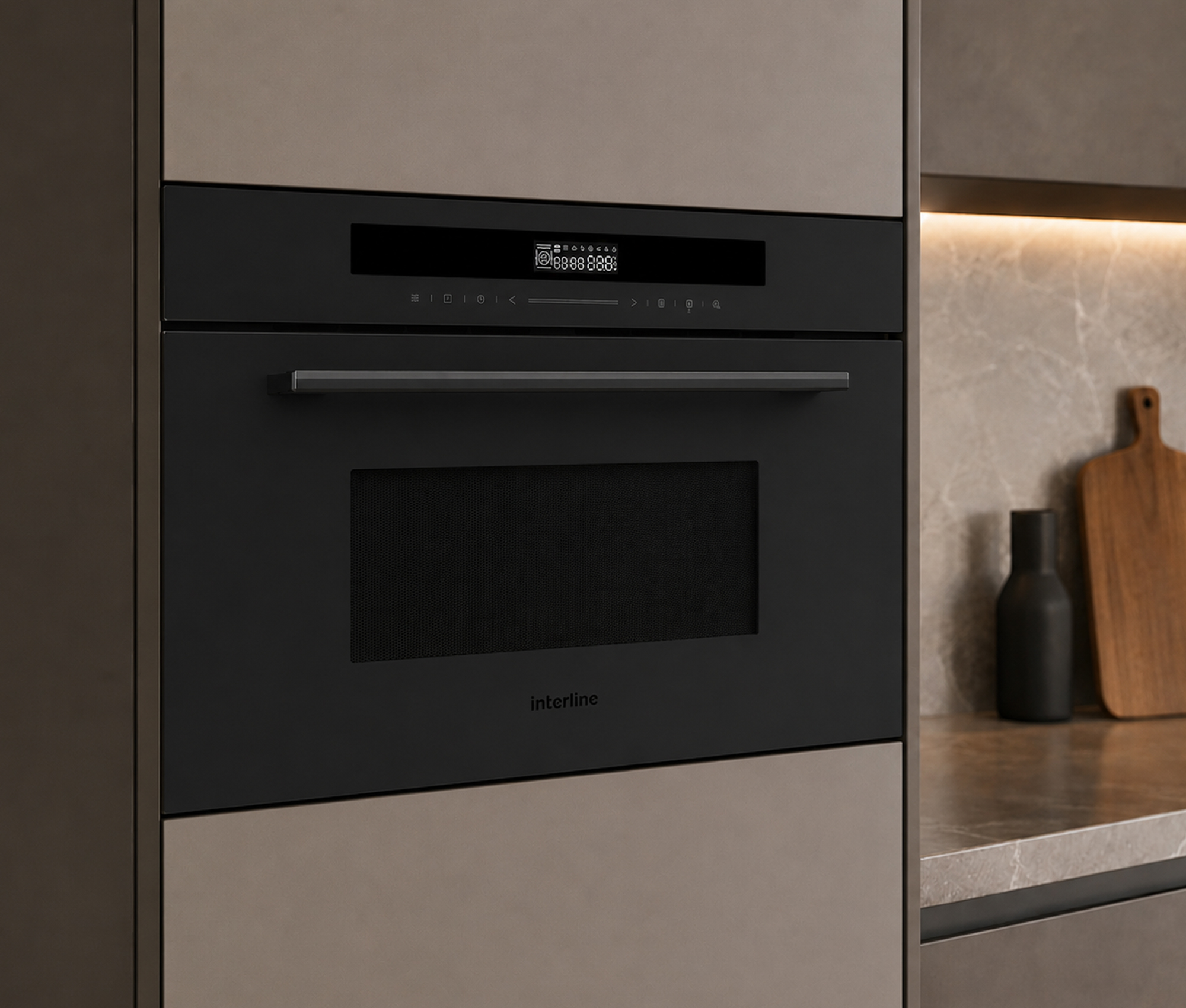 Мікрохвильова піч Interline MWG 934 SSG BA Pure Black - 5
