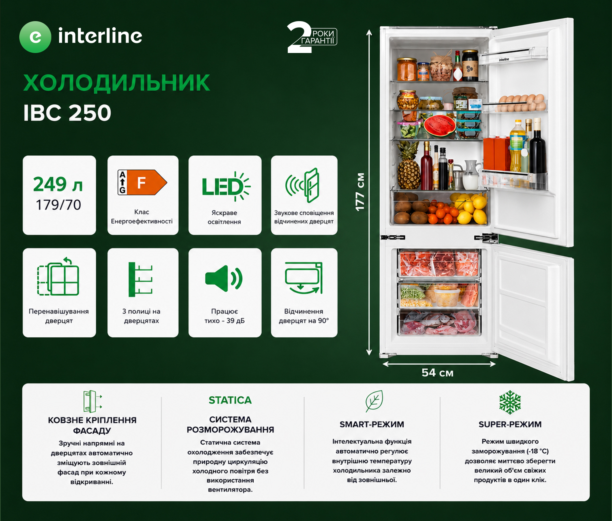 Холодильник Interline IBC 250 - 24