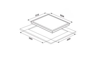 Варильна поверхня Interline TQ 7550 BK - 6