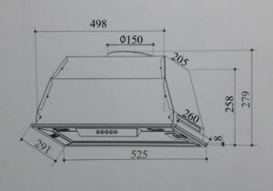 Витяжка Interline SMART WH A/60/T - 16