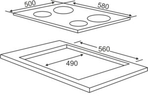 Варильна поверхня Interline VGS 463 FGA BA - 6