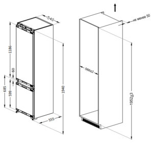 Холодильник Interline RDN 790 EIZ WA - 18
