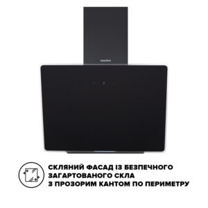 Витяжка Interline FLOW BL A/60/GL/M - 2