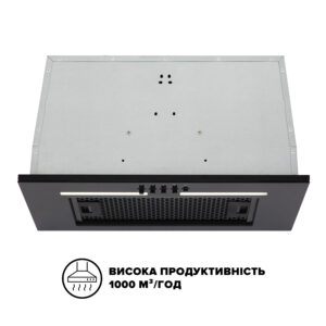 Витяжка Interline LINE BL A/60 GL/PB - 2