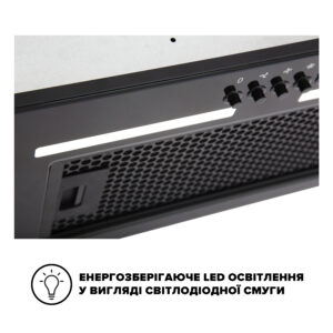 Витяжка Interline LINE BL A/60 GL/PB - 7