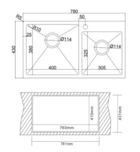 Мийка Interline SOHO  Sateen - 8