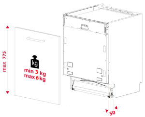 Посудомийна машина Interline DWI 940 DSH WA Sliding Door - 23