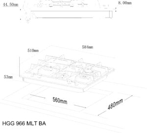 Варильна поверхня Interline HGG 966 MLT BA - 13