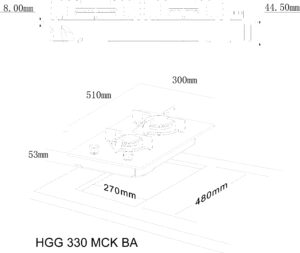 Варильна поверхня Interline HGG 330 MCK BA - 9