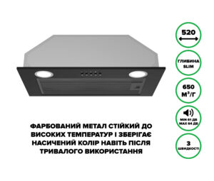 Витяжка Interline BLOW S BL A/60/PB - 1