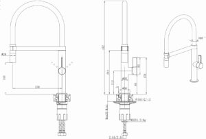 Змішувач Interline Lixio Neo Maat Black - 12