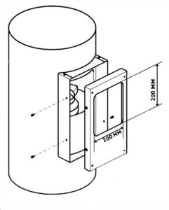 Витяжка Interline TUBE S/2 BL A/60/T - 17