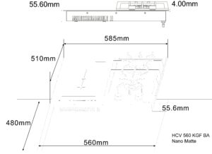 Варильна поверхня Interline HCV 560 KGF BA Nano Matte - 4