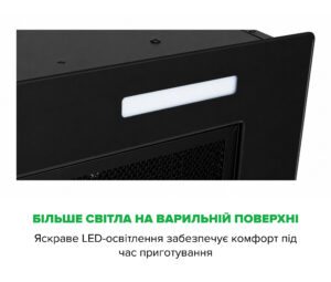 Витяжка Interline BASIC Glass BL A/60/PB - 12