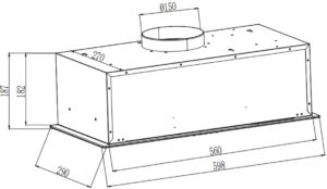 Витяжка Interline RIMMY BL A/60/PB - 2
