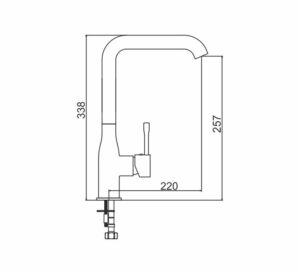 Змішувач Interline Loft new Maat Black - 6