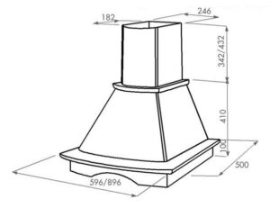 Витяжка Interline COUNTRY BL A/90 NEUTRAL - 3