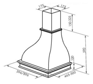 Витяжка Interline PROVENCE AV A/90 NEUTRAL - 3