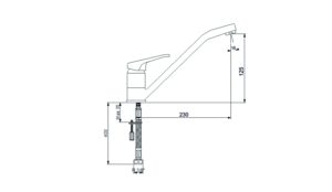 Змішувач Interline Prima old white - 2