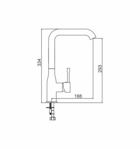Змішувач Interline Loft white - 4