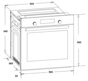 Духова шафа Interline HK 460 IX - 8