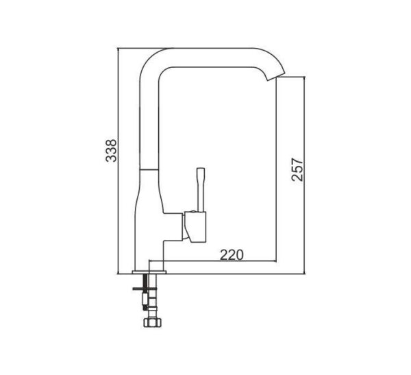 Змішувач Interline Loft new White - 8