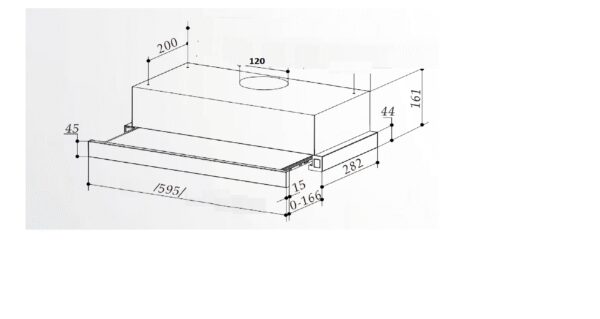 Витяжка Interline SLIM WH 6 T 65 H - 9