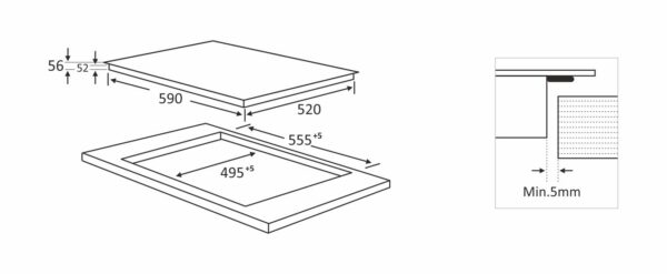 Варильна поверхня Interline VIK 467 SPT BA - 8