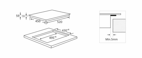 Варильна поверхня Interline HIV 348 SPT BA - 8
