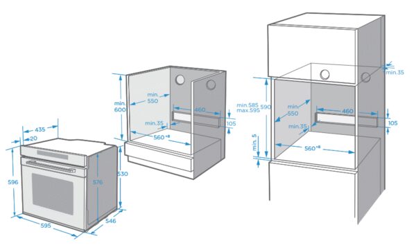 Духова шафа Interline OEG 930 STD BA - 33