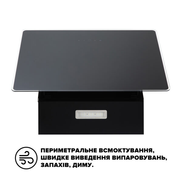 Витяжка Interline FLOW BL A/60/GL/M - 5