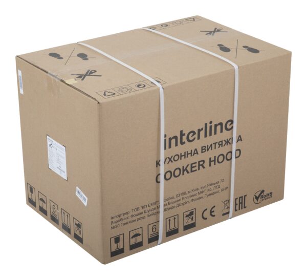 Витяжка Interline FLOW BL A/60/GL/M - 12