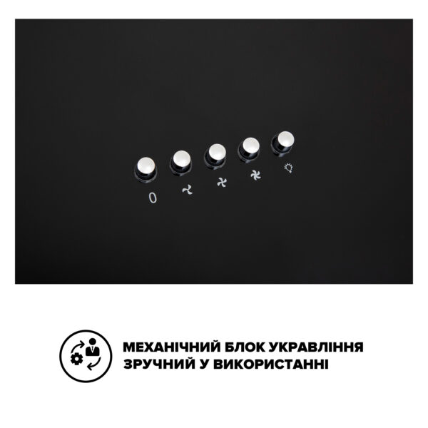 Витяжка Interline TEFFI BL A/60/GL/PB - 5