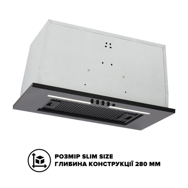 Витяжка Interline LINE BL A/60 GL/PB - 6