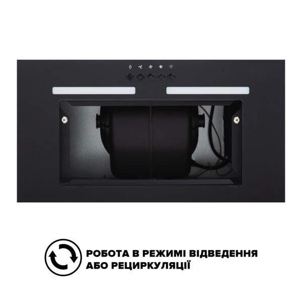 Витяжка Interline LINE BL A/60 GL/PB - 8