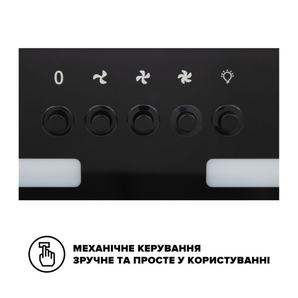 Витяжка Interline LINE BL A/60 GL/PB - 10