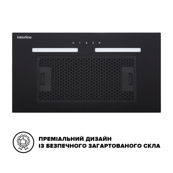 Витяжка Interline SWAY BL A/60 GL/S - 5