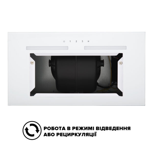 Витяжка Interline SWAY WH A/60 GL/S - 6
