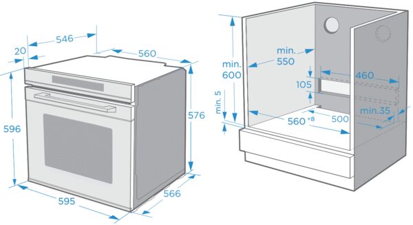 Духова шафа Interline OEG 731 ETH BA - 14
