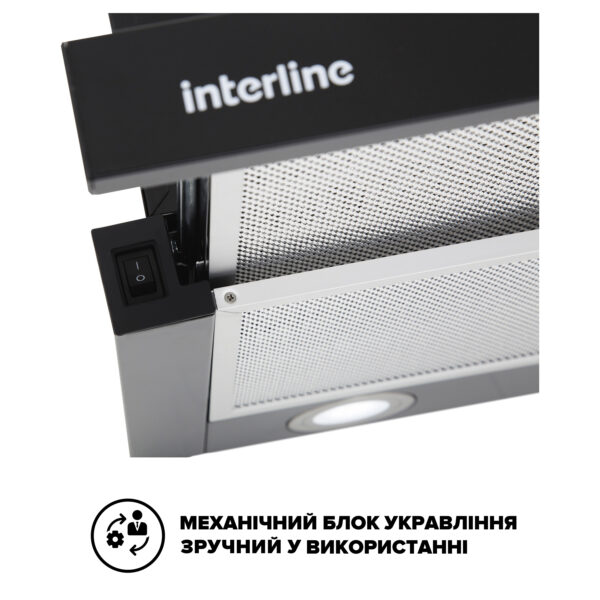 Витяжка Interline SHARK PLUS BL/S A/60 - 9