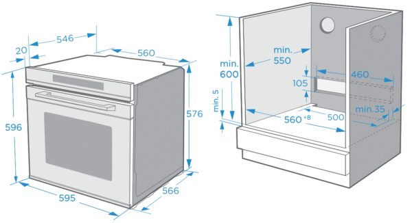 Духова шафа Interline OEG 740 KTD BA - 18