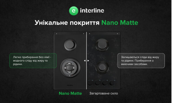Варильна поверхня Interline HGG 964 FGT BH Nano Matte - 3